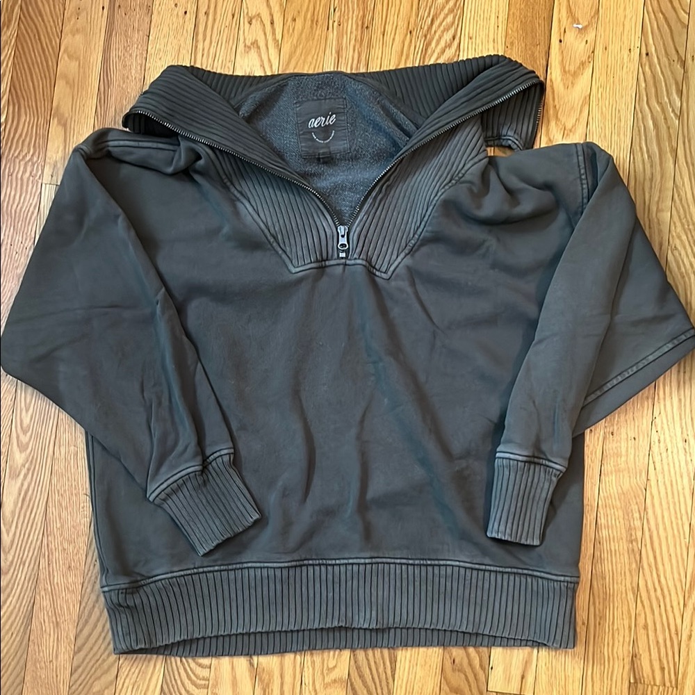 Aerie Olive Green Sweatshirt